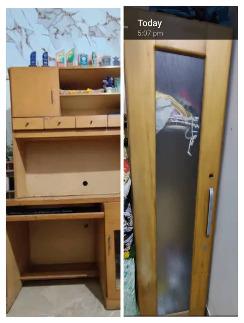 Computer Table, Study Table, Book Shelf, Almari , Single put  In Karac 0
