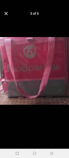 food panda bag+tshirt