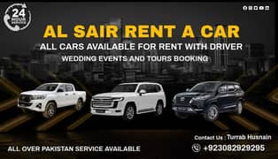 Rent a Car , Car Rental Service , with driver , Prado, Honda , coaster