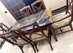 Dining table with chairs
