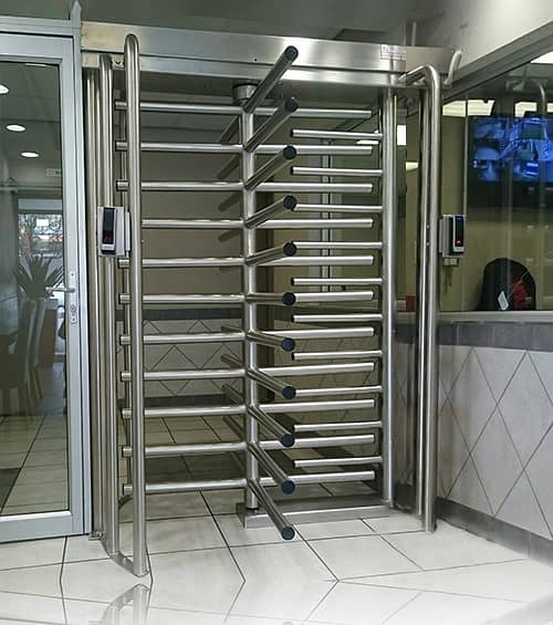 Full Height Turnstile Gate for Security / Ideal for Offices & Factorie 9
