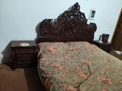 Pure Wooden Chanioti Bed Set For Sale