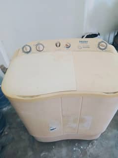 haier washing +dryer machine twin tub