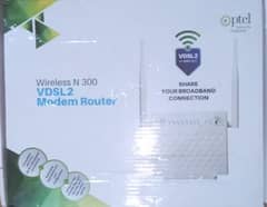 ptcl wireless n 300 VDSL 2 modem router