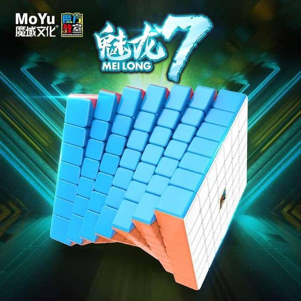 Moyu Meilong 7x7 Stickerless Speed Cube Magic Puzzle Educational Toy