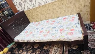 Wooden bed