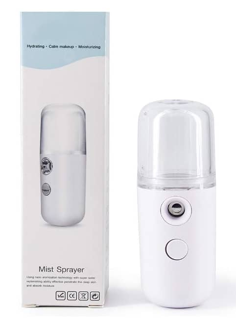 USB Mini Nano Face Steamer - Portable Humidifier and Moisturizer for Facial Care with 30ml Water Tank