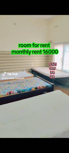 Daily basis room for couple family girls boys