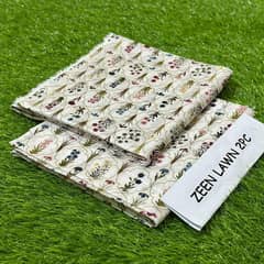 Zeen Fabric unstitched suit for ladies.