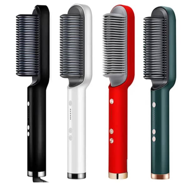 RING Hair Straightening Comb with 5 Temperature Settings, Fast Heating in 20 Seconds, and Anti-Scald Features for Women