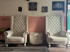 white sofa set