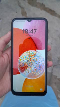 Samsunga14 4/128gb total genuine no any fault box or cable sath hai
