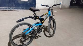 Mountain bicycle 7 gear speed with Spring shock-26 inch