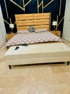 Bed set / wooden bed / home furniture / sofa set / complete bed set