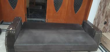 2 sofa bed for sale in good condition.      Contact number 03316299630