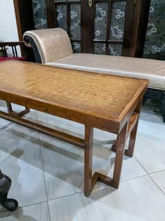 pure wood table