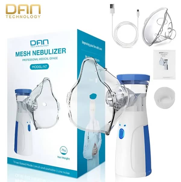 Portable Handheld Mesh Nebulizer for Kids and Adults - Soundless and Effective Respiratory Solution