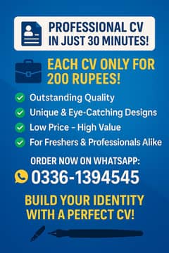 Professional CV Maker