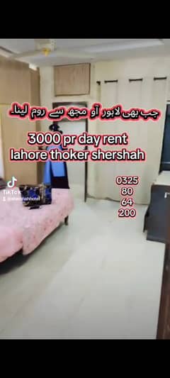 Daily basis room for couple family girls boys