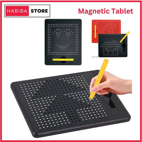 Magnetic Drawing Tablet & Doodle Pad for Kids - Erasable Educational Writing Board