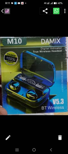 M10  Wireless Airbuds with Free Home Cash on Delivery