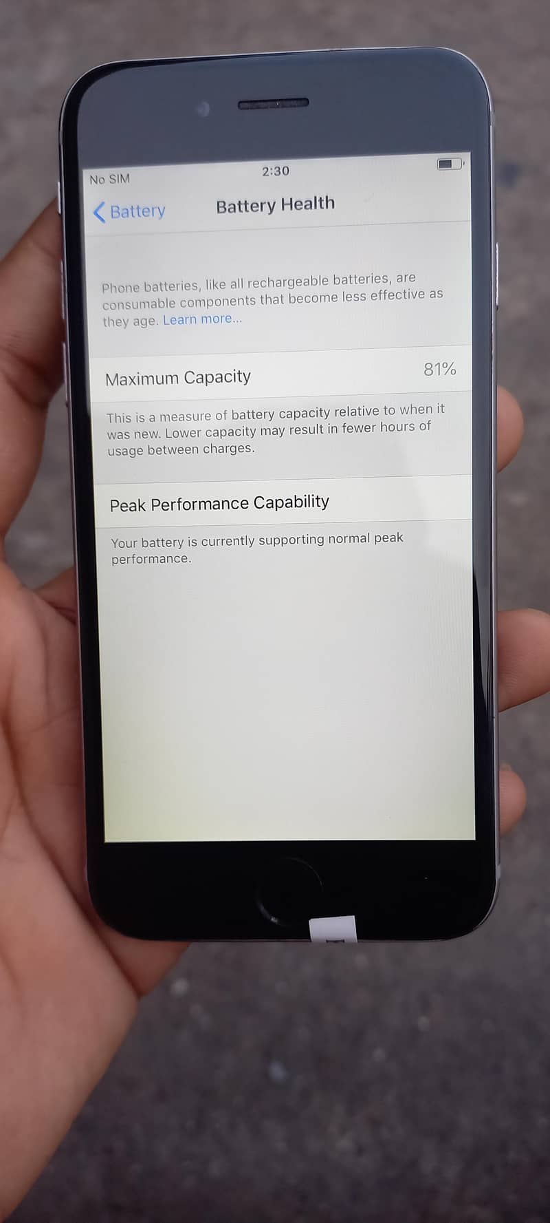 2iphone6 10/10 pack sets non pta exchange possible came from dubai 2