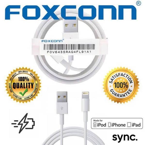 USB to Lightning Data Cable for iPhone - Compatible with iPhone 14/13/12/XS Max/X/8/7/Plus/6S/6/SE/5S and iPads - Imported HEAT I-C Cable