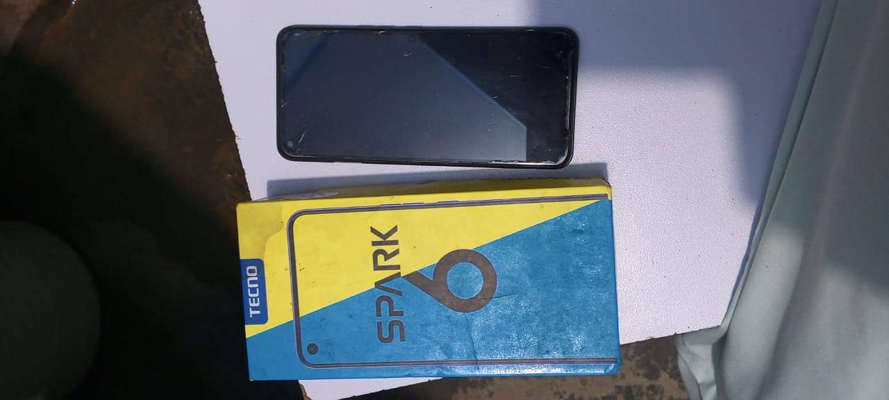 Tecno spark 6 with box 0