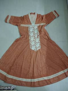 maxi in orange colour