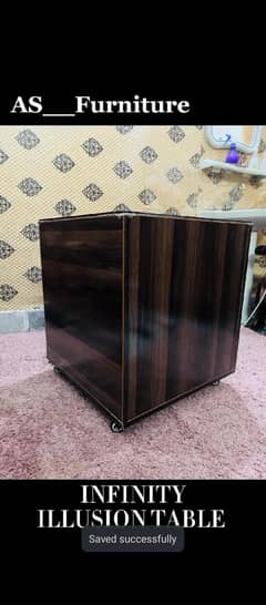 infinity illusion table.