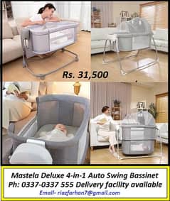 Mastela 4 in 1 & 3 in 1 |0337 0337 555 I Baby Swings | Kids Electric