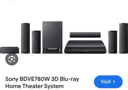 Sony 5.1 3D Blu-ray disc home theatre system
