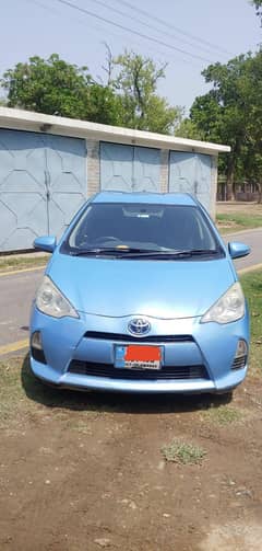 Toyota Aqua 2014/16 | Blue color | Islamabad number