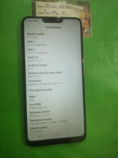 Vivo Y85A for urgent sale