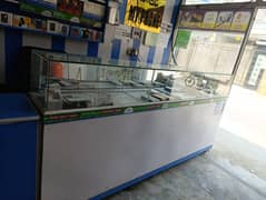 Shop counters and rack