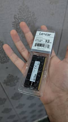 Lexar 32GB DDR4 Laptop Ram Single Stick (3200 MHz)
