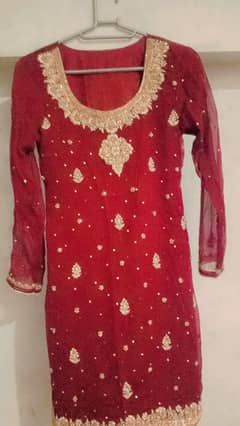 Bridal Sharara Medium size For sale Mehroon Colour#03030262029
