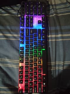 RGB KEYBORD RGB MOUSE AND MOUSE PAD