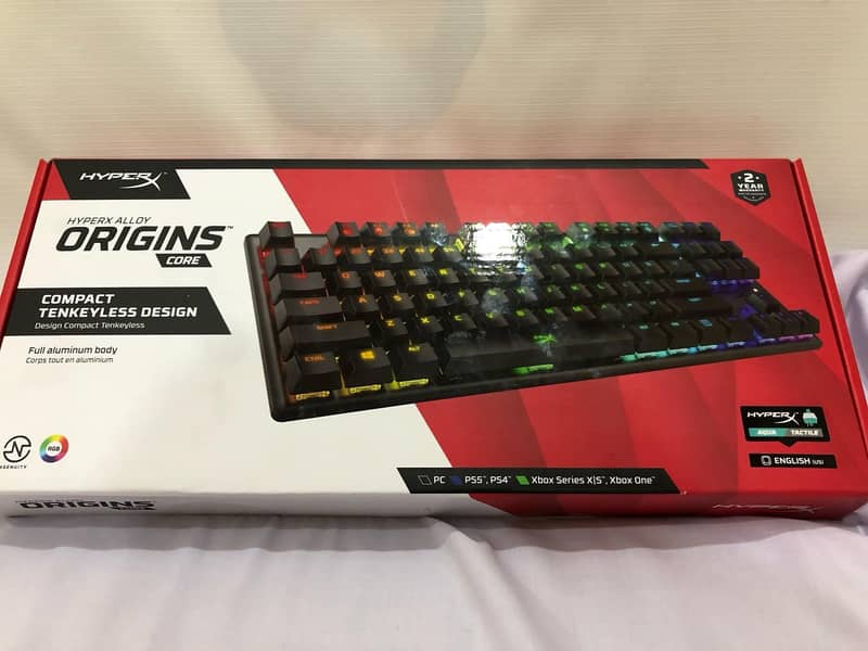 HyperX Alloy Origins Core Tenkeyless (TKL) Mechanical Gaming Keyboard 1