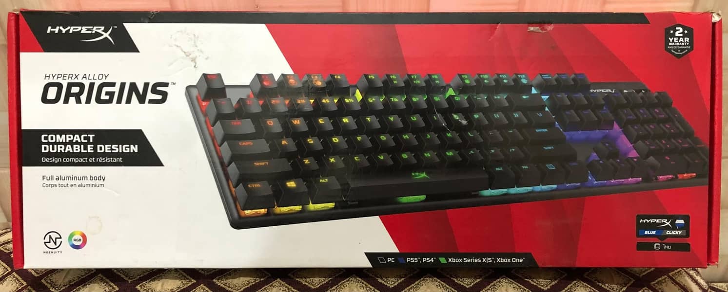HyperX Alloy Origins Core Tenkeyless (TKL) Mechanical Gaming Keyboard 2