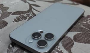 1 phone 15 Pro Max Natural titanium color Condition 10/10 Btry 91%