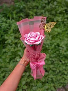 Ribbon flowers