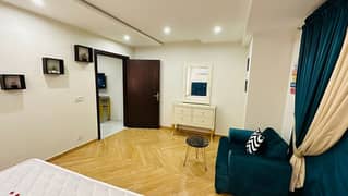 available 1 bed furnished apartment for rent in Jasmine block bahria town Lahore