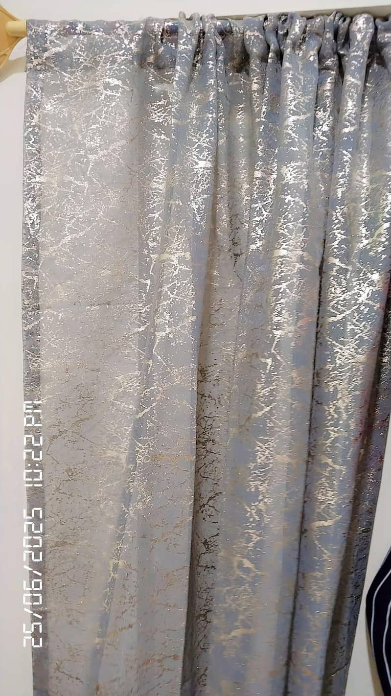 4 piece curtains in Turkish cloth with net parda 1 piiece 8