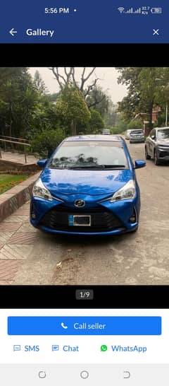 Toyota vitz for sale