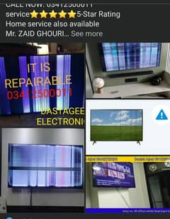 REPAIR ALL SCREEN LED LCD TV, SHOP:18 TAWAKAL CENTRE REGAL SADAR KHI.