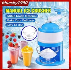 Ice gola maker manual machine for home easy to use