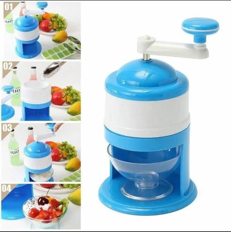 Ice gola maker manual machine for home easy to use 2