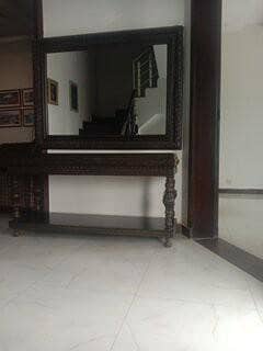 solid wooden console