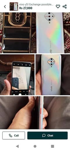 vivo y51 Exchange possible 4gb 128gb